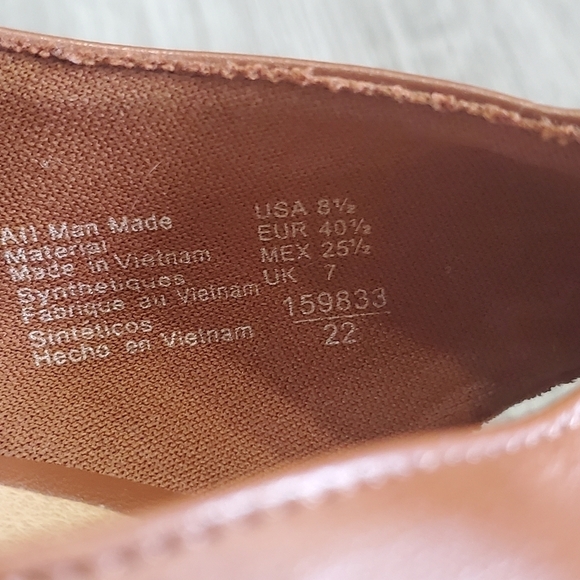Bundle Only:American Eagle Espadrille Wedge Sandals Cognac Slingback Women’s 8.5 - Picture 8 of 11
